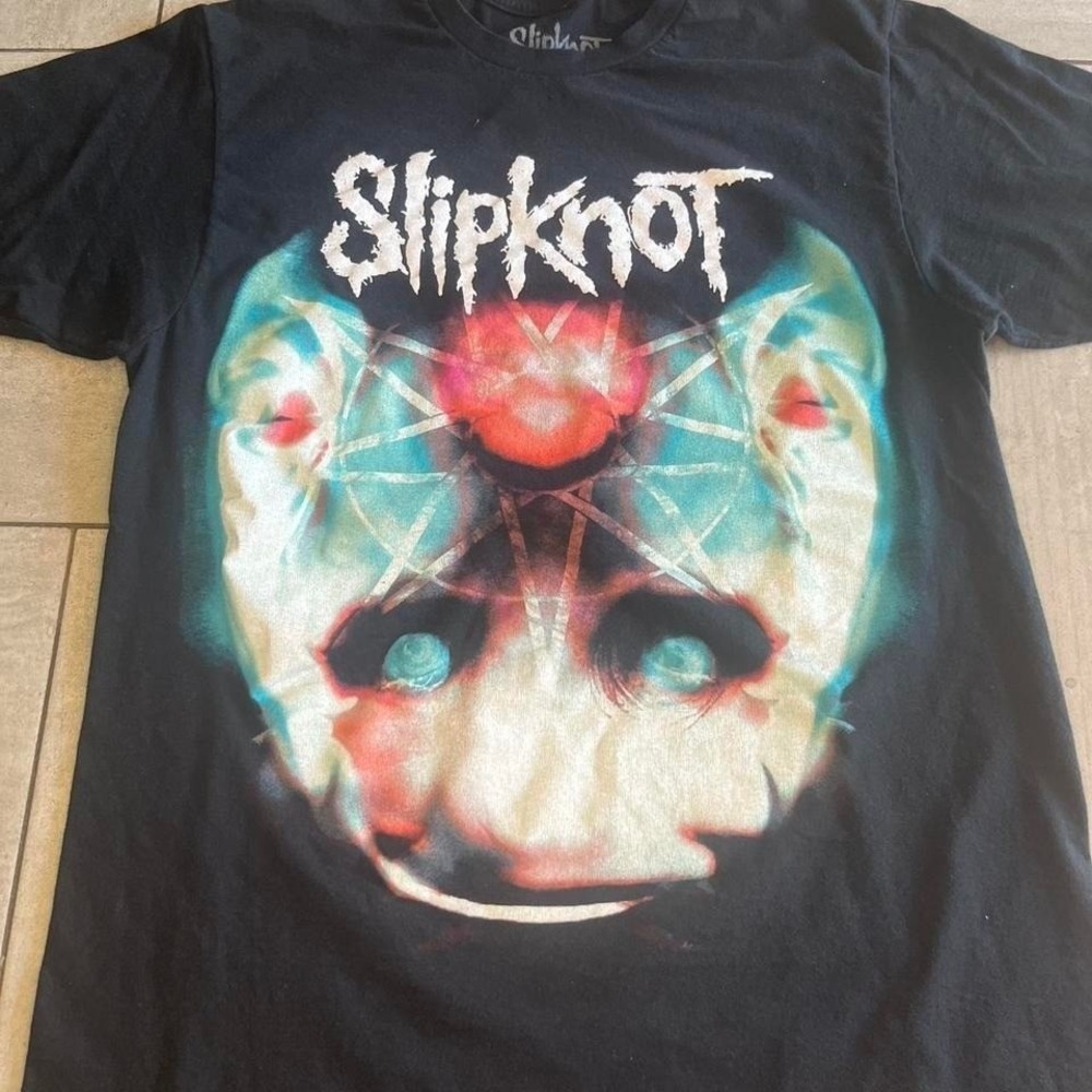 Slipknot Graphic Band T-Shirt Black Mens Size M Short Sleeve - Picture 3 of 7